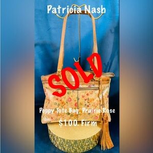 COPY - Patricia Nash, 
Poppy Tote, Prairie Rose